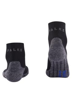 Rückansicht von Falke TK2 Explore Cool Wandersocken Herren black-mix