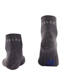 Rückansicht von Falke Kurzsocken Laufsocken Damen asphalt mel. (3180)