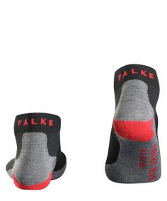 Rückansicht von Falke RU5 Race Short Laufsocken Damen schwarz