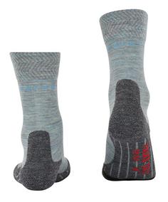 Rückansicht von Falke TK2 Explore Wandersocken Damen smoke blue