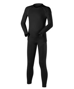 Falke Maximum Warm Wäscheset Kinder black (3000)