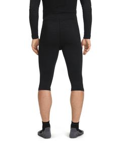 Rückansicht von Falke Merino WOOL-TECH Thermounterhose Herren schwarz