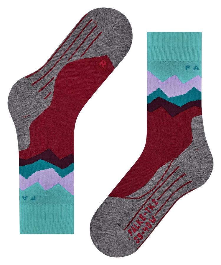 Falke Falke TK2 Explore Socken Damen - cranberry - 3 | SportScheck