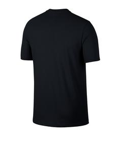 Rückansicht von Nike Dri-fit Funktionsshirt Herren black-white