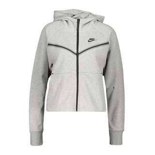 Nike Tech Fleece Sweatjacke Damen dk grey heather-black