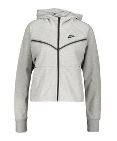 Nike Tech Fleece Sweatjacke Damen dk grey heather-black