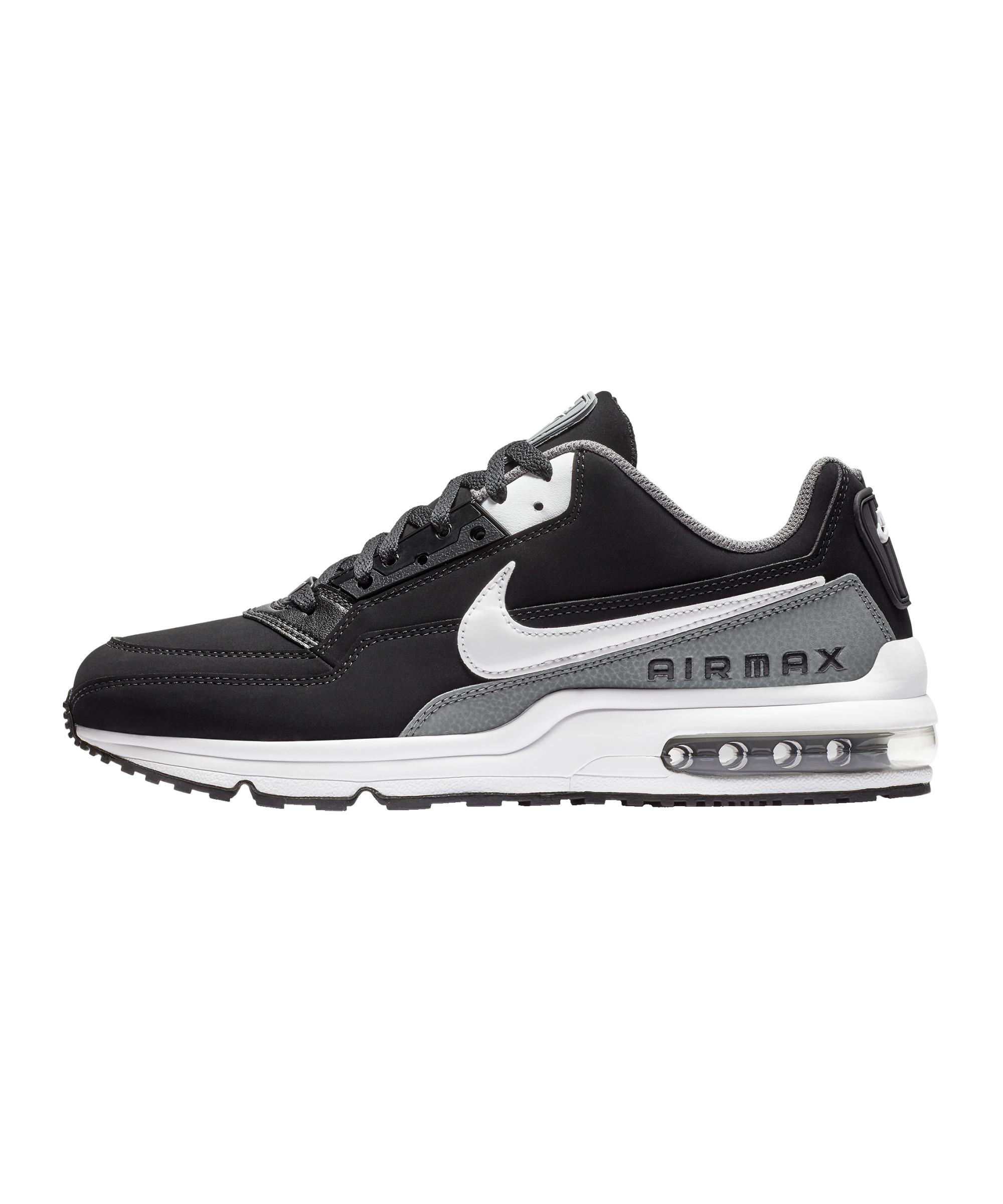 Black and white nike air max ltd on sale