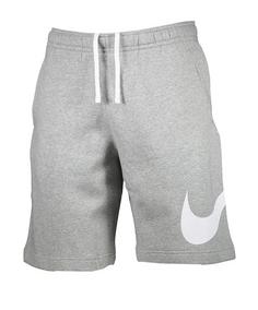 Nike NSW Club Shorts Herren dk grey heather-white-white