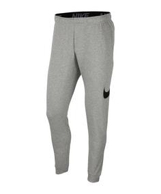 Nike DRY GRAPHIC Trainingshose Herren dk grey heather-black