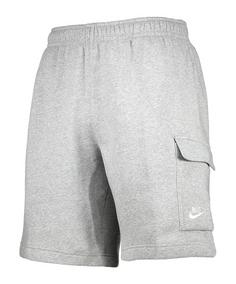 Nike NSW Club Shorts Herren dark grey heather-matte silver-white