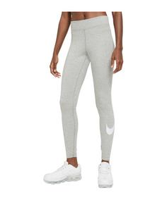 Nike NSW Essential Leggings Damen DK GREY HEATHER-WHITE