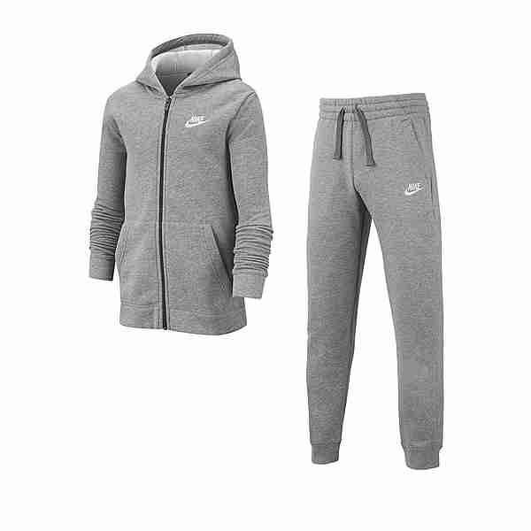 Nike NSW CORE Trainingsanzug Jungen carbon heather-dark grey-white im  Online Shop von SportScheck kaufen | Trainingsanzüge