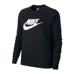 Nike Essential Langarmshirt Damen black-white