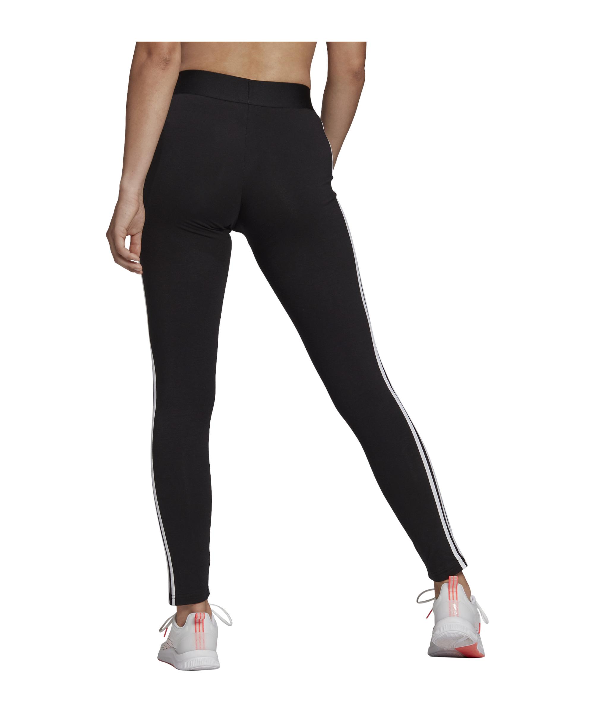 Adidas LOUNGEWEAR Essentials 3-Streifen Leggings Damen black-white im  Online Shop von SportScheck kaufen
