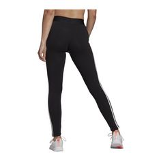 Rückansicht von adidas LOUNGEWEAR Essentials 3-Streifen Leggings Damen black-white