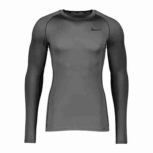 Nike Pro Cool Funktionsshirt Herren iron grey-black-black