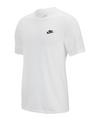 Nike Club T-Shirt Herren - white-black