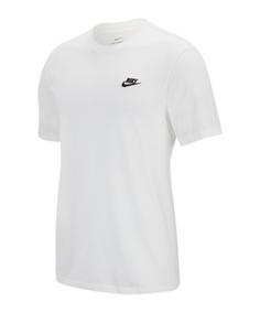 Nike Club T-Shirt Herren white-black