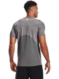 Rückansicht von Under Armour Heatgear Funktionsshirt Herren carbon heather-black