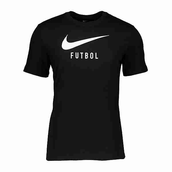 Nike Swoosh T-Shirt Herren black-white