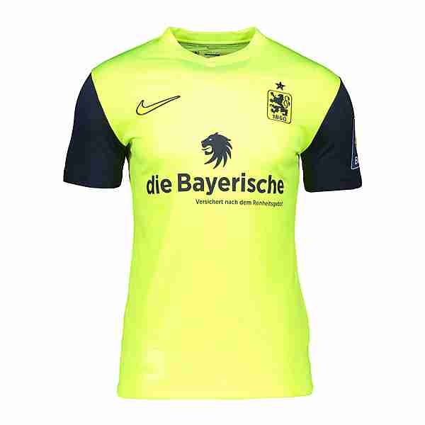 Nike TSV 1860 München 22-23 3rd Fußballtrikot Herren neongelb