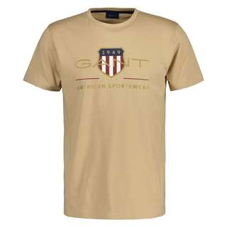 GANT T-Shirt T-Shirt Herren Beige
