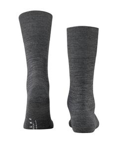 Rückansicht von Falke Airport SO Freizeitsocken Herren dark grey (3070)
