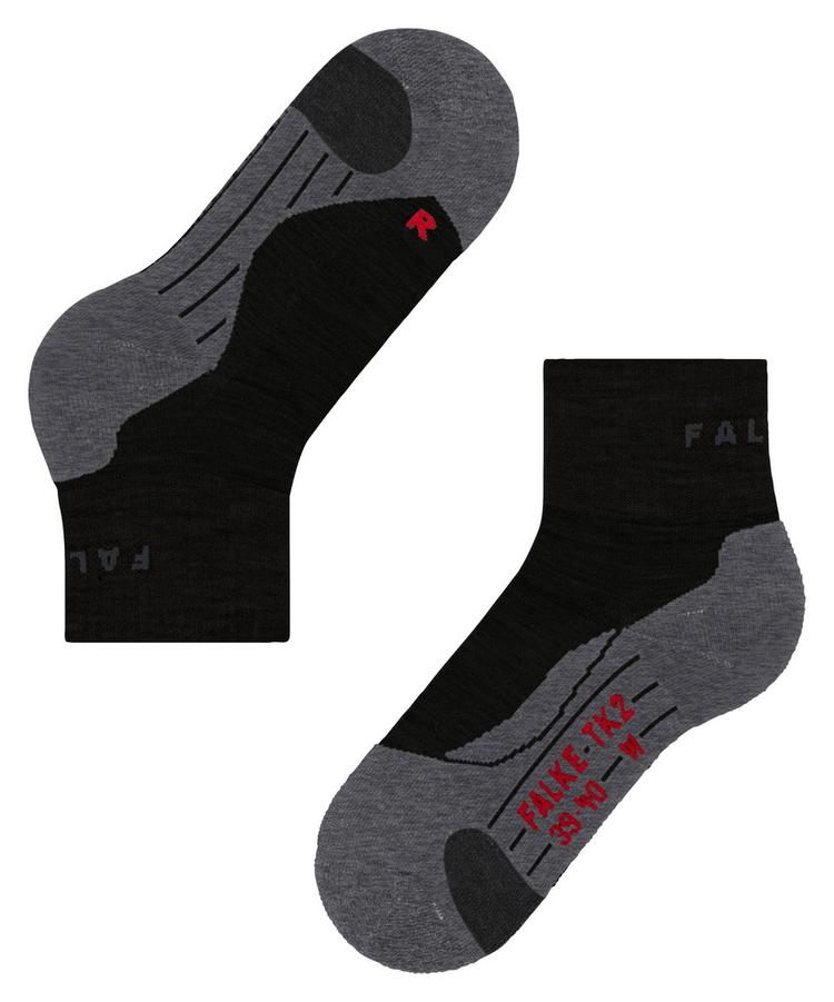 Falke Falke TK2 Explore Short Socken Damen - black-mix (3010) - 3 | SportScheck