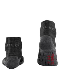 Rückansicht von Falke Kurzsocken Laufsocken Damen asphalt mel. (3180)