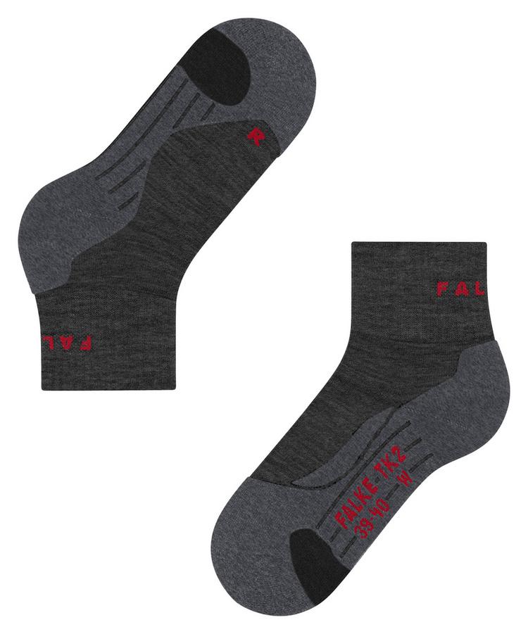 Falke Falke TK2 Explore Short Socken Herren - asphalt mel. (3180) - 3 | SportScheck