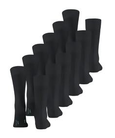 Rückansicht von Falke Happy Bundle 6-Pack SO Freizeitsocken Herren black (3000)