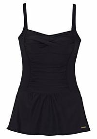 Lascana Badekleid Badeanzug Damen - schwarz