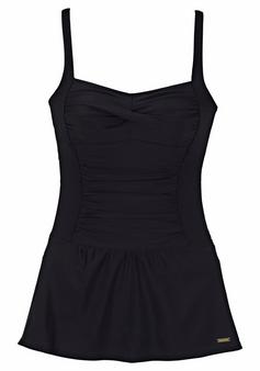 Lascana Badekleid Badeanzug Damen schwarz