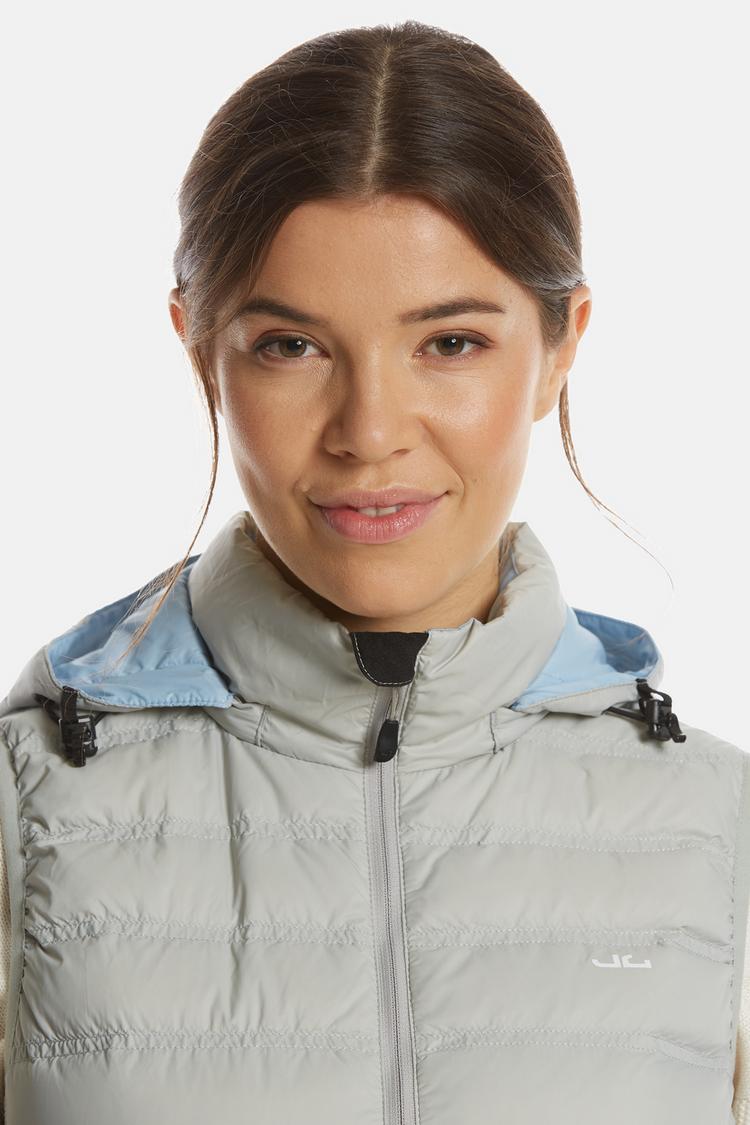 Jeff Green Jeff Green Madlin Daunenweste Damen - Silver Gray - 6 | SportScheck