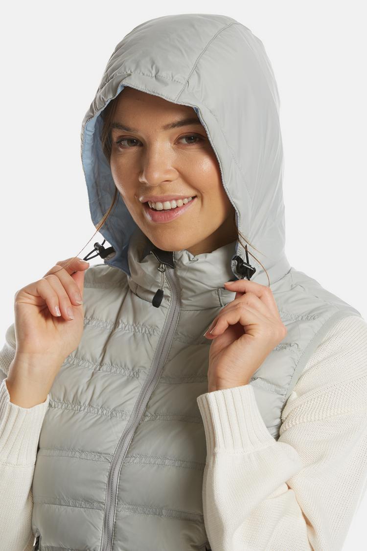 Jeff Green Jeff Green Madlin Daunenweste Damen - Silver Gray - 7 | SportScheck