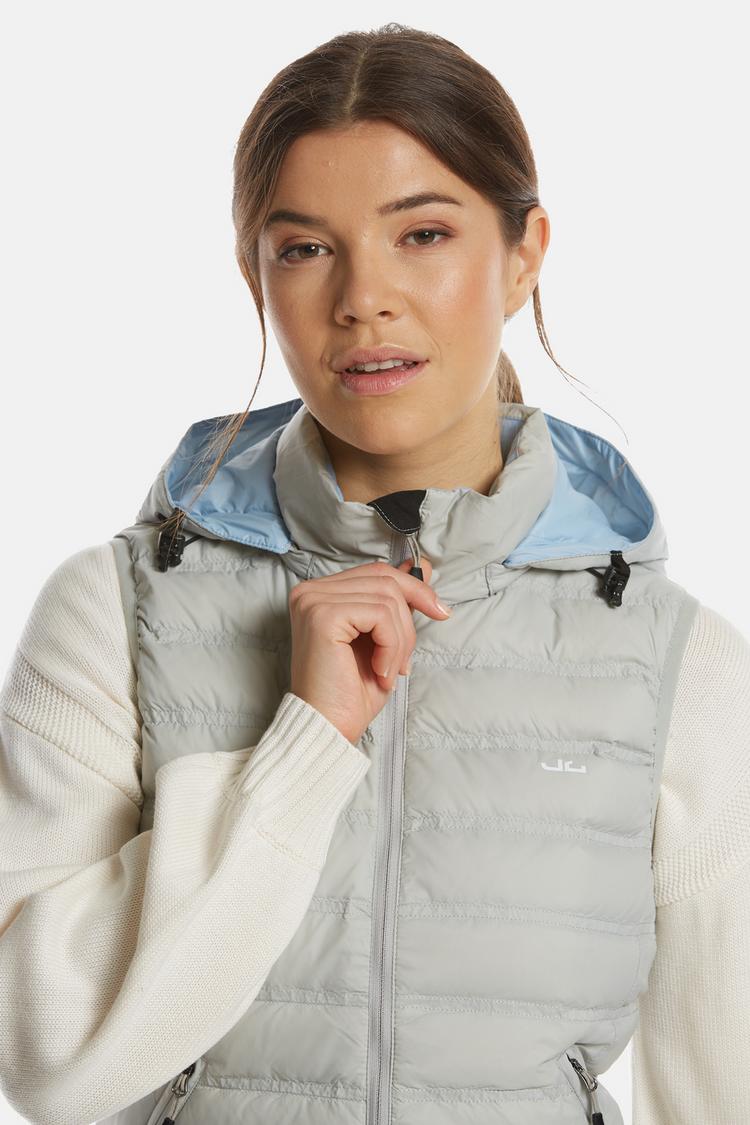 Jeff Green Jeff Green Madlin Daunenweste Damen - Silver Gray - 8 | SportScheck