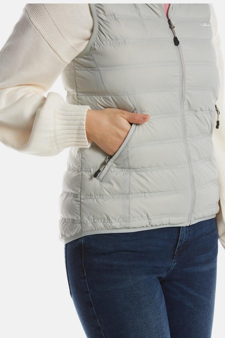Jeff Green Jeff Green Madlin Daunenweste Damen - Silver Gray - 10 | SportScheck