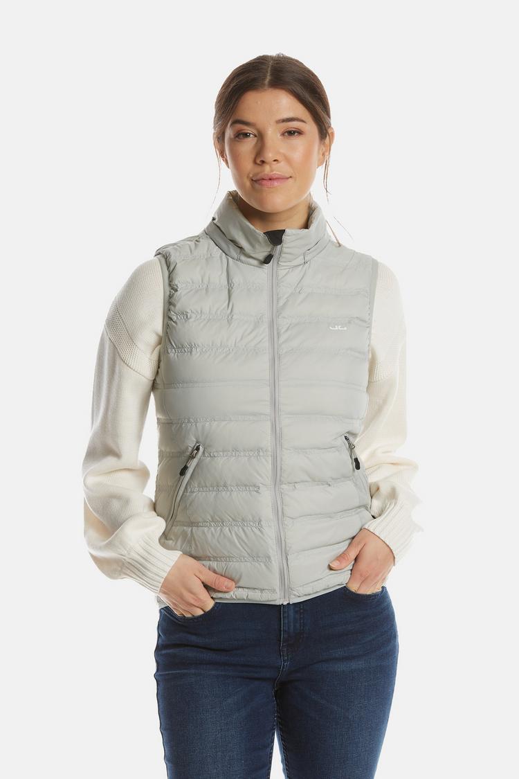 Jeff Green Jeff Green Madlin Daunenweste Damen - Silver Gray - 11 | SportScheck