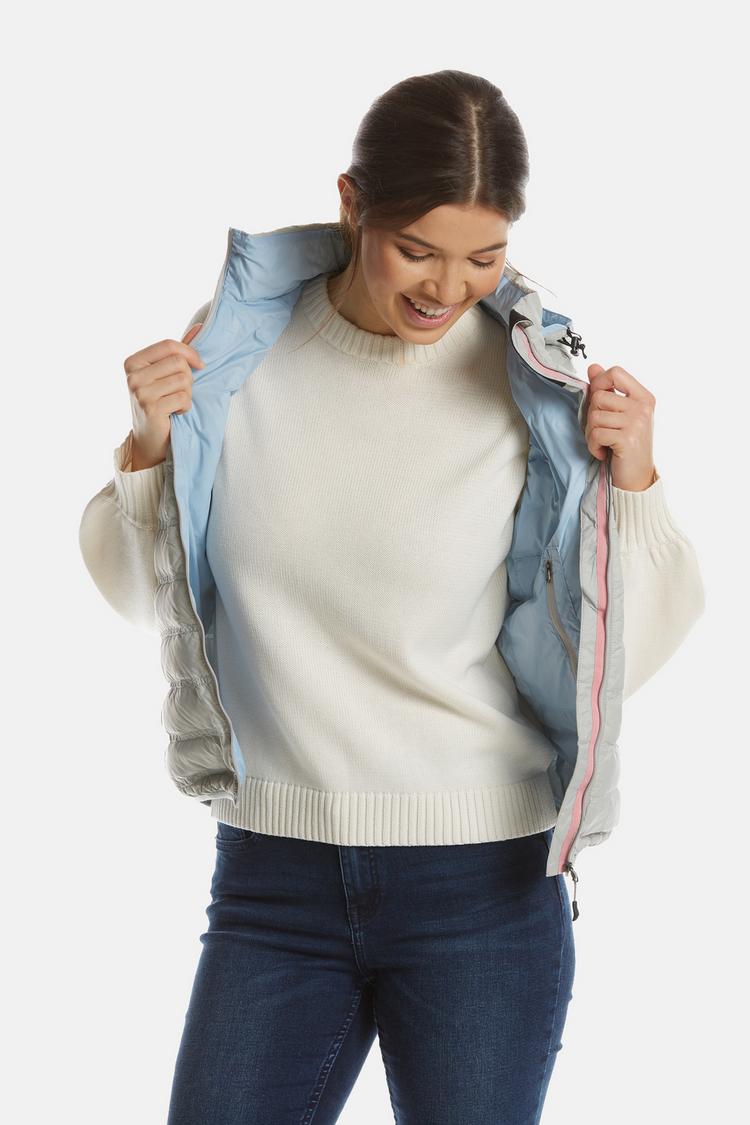 Jeff Green Jeff Green Madlin Daunenweste Damen - Silver Gray - 12 | SportScheck