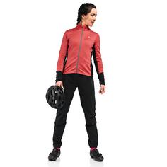 Rückansicht von Schöffel Longsleeve Piambello L Fahrradtrikot Damen geranium