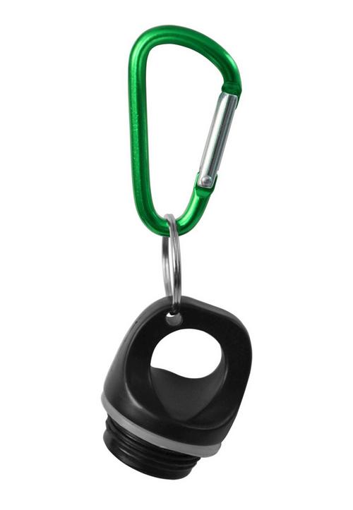 Rückansicht von normani Outdoor Sports Isolierflasche Grün