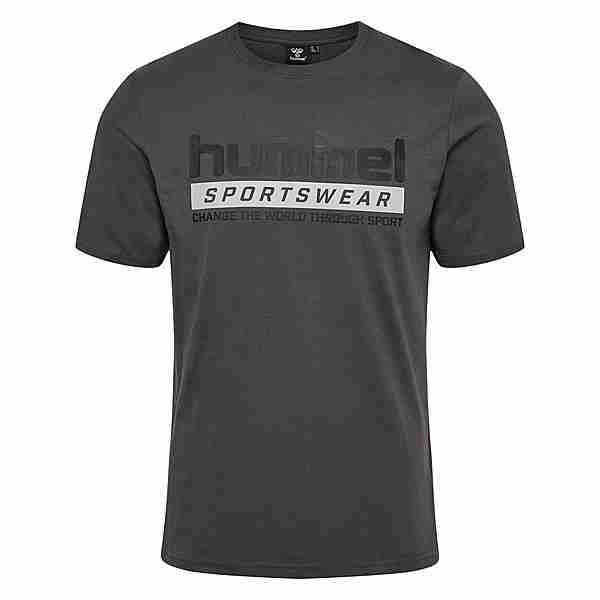 hummel hmlLGC CARSON T-SHIRT T-Shirt BLACKENED PEARL