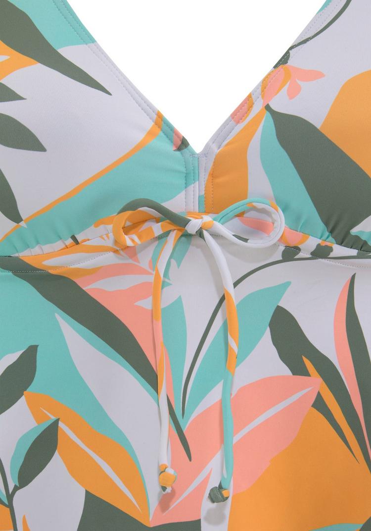 sunseeker sunseeker B&uuml;gel-Tankini Bikini Set Damen - wei&szlig;-gelb - 1 | SportScheck