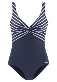 Lascana Badeanzug Badeanzug Damen - marine-wei&szlig;