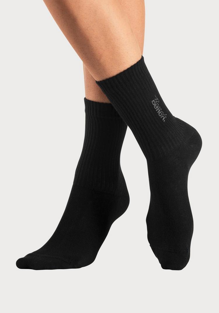 Bench Bench Basicsocken Socken Damen - schwarz - anthrazit - gr&uuml;n - 0 | SportScheck