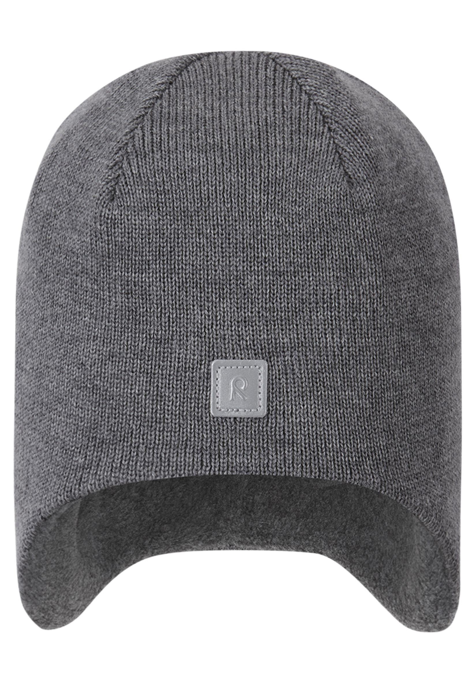 reima Pipopaa Beanie Kinder Melange grey