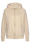 Bench Kapuzensweatjacke Sweatjacke Damen - beige