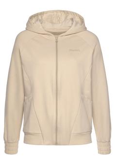 Bench Kapuzensweatjacke Sweatjacke Damen beige