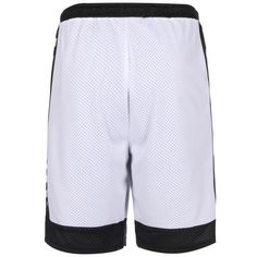 Rückansicht von SPALDING Reversible Basketball-Shorts Herren schwarz / weiß