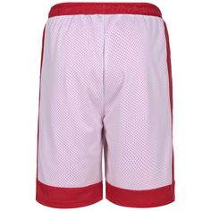 Rückansicht von SPALDING Reversible Basketball-Shorts Herren rot / weiß